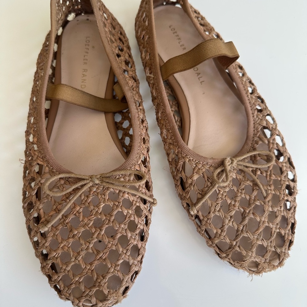 Loeffler Randall Women's Leonie Tan Ballet Flats